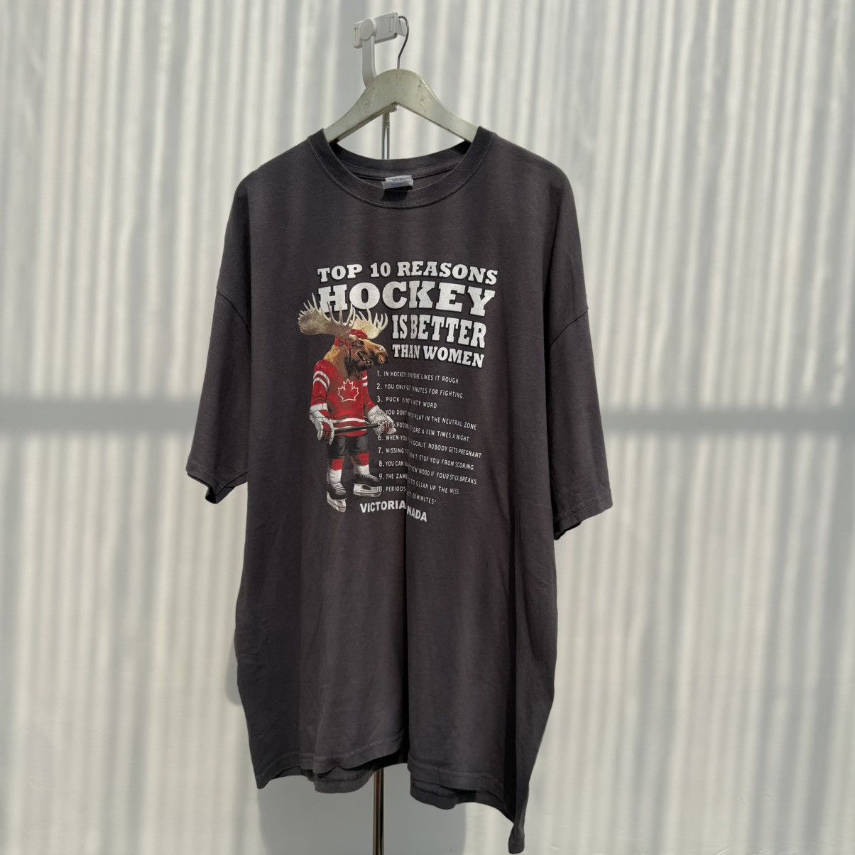Vintage Top 10 Reasons Hockey Is Better Than Women Size US XXL / EU 58 / 5 - 1 Thumbnail