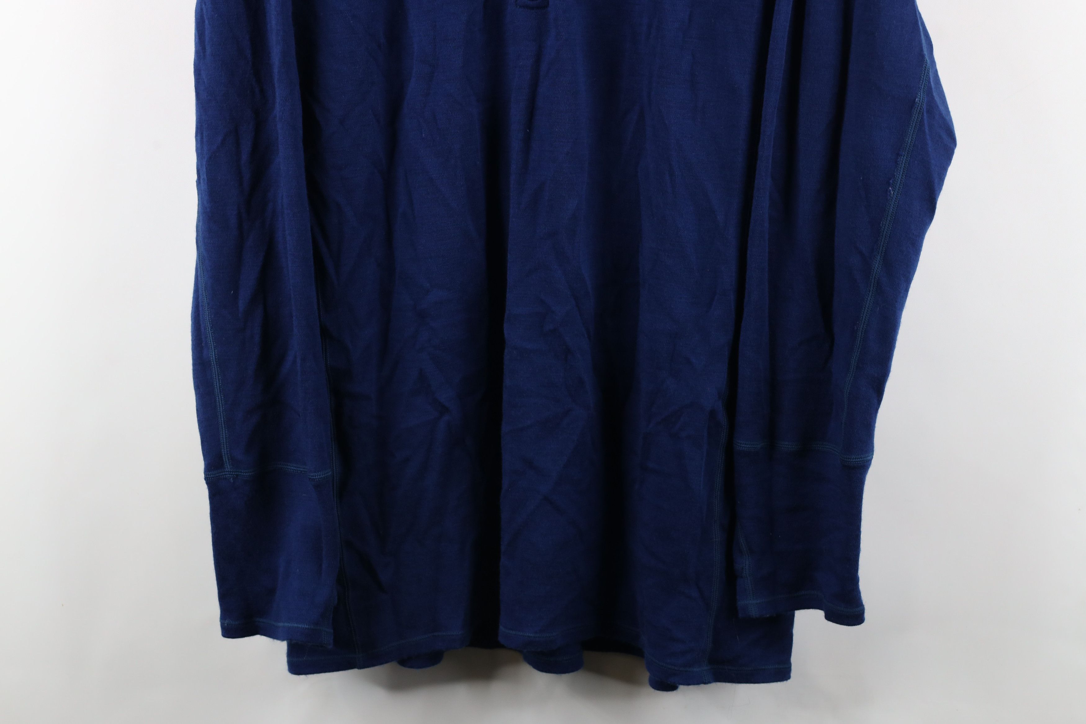 Vintage Minus 33 Merino Wool Half Zip Pullover Base Sweater Blue Size US XXL / EU 58 / 5 - 3 Thumbnail