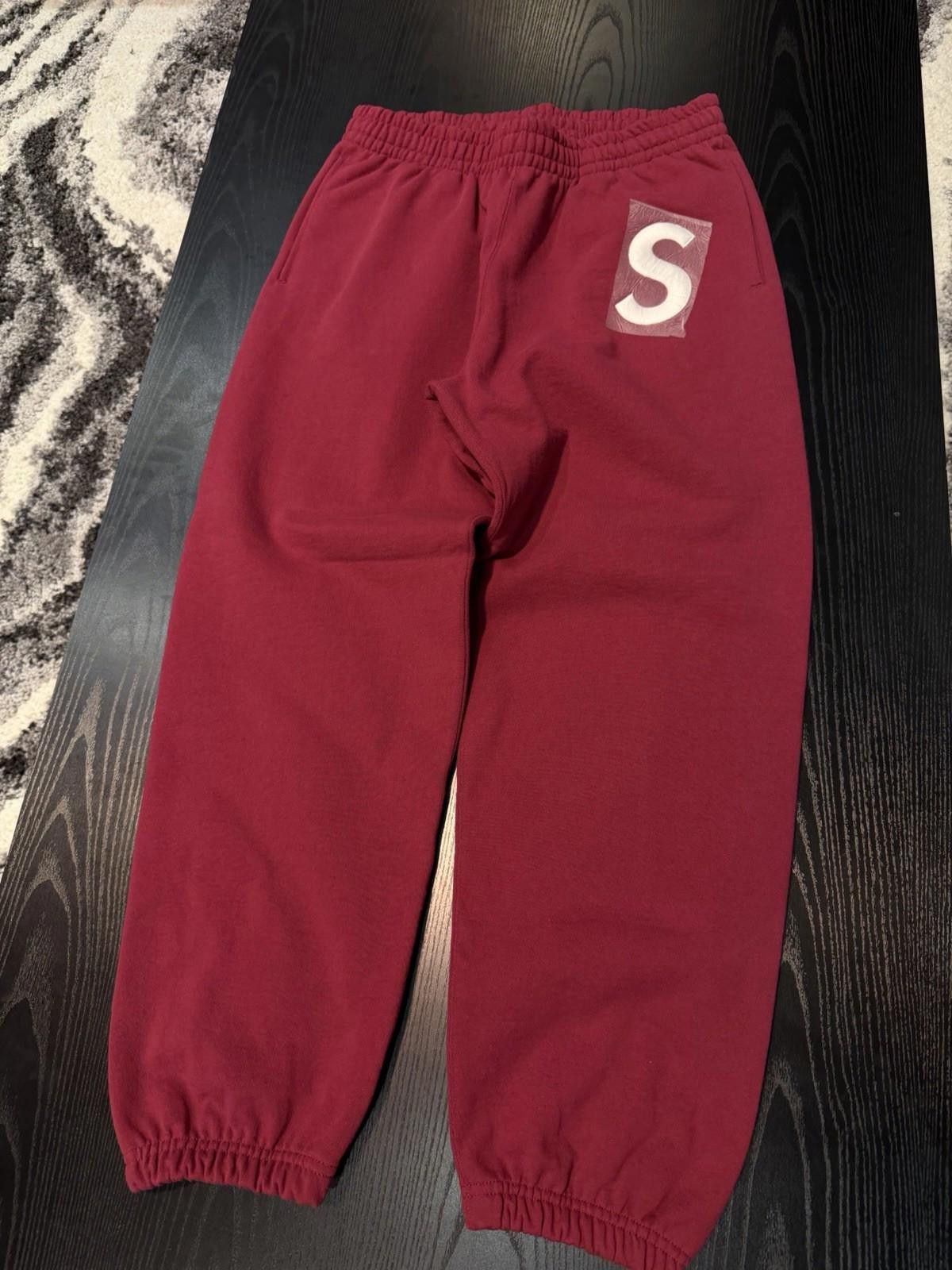 Supreme Supreme S Logo Sweatpants Red (SS25) Brand New Size Medium Size US 32 / EU 48 - 6 Thumbnail