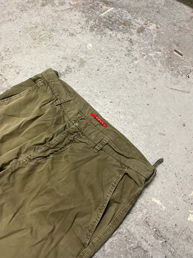 Prada 2000s Prada Green Military Pants Size US 32 / EU 48 - 6 Thumbnail