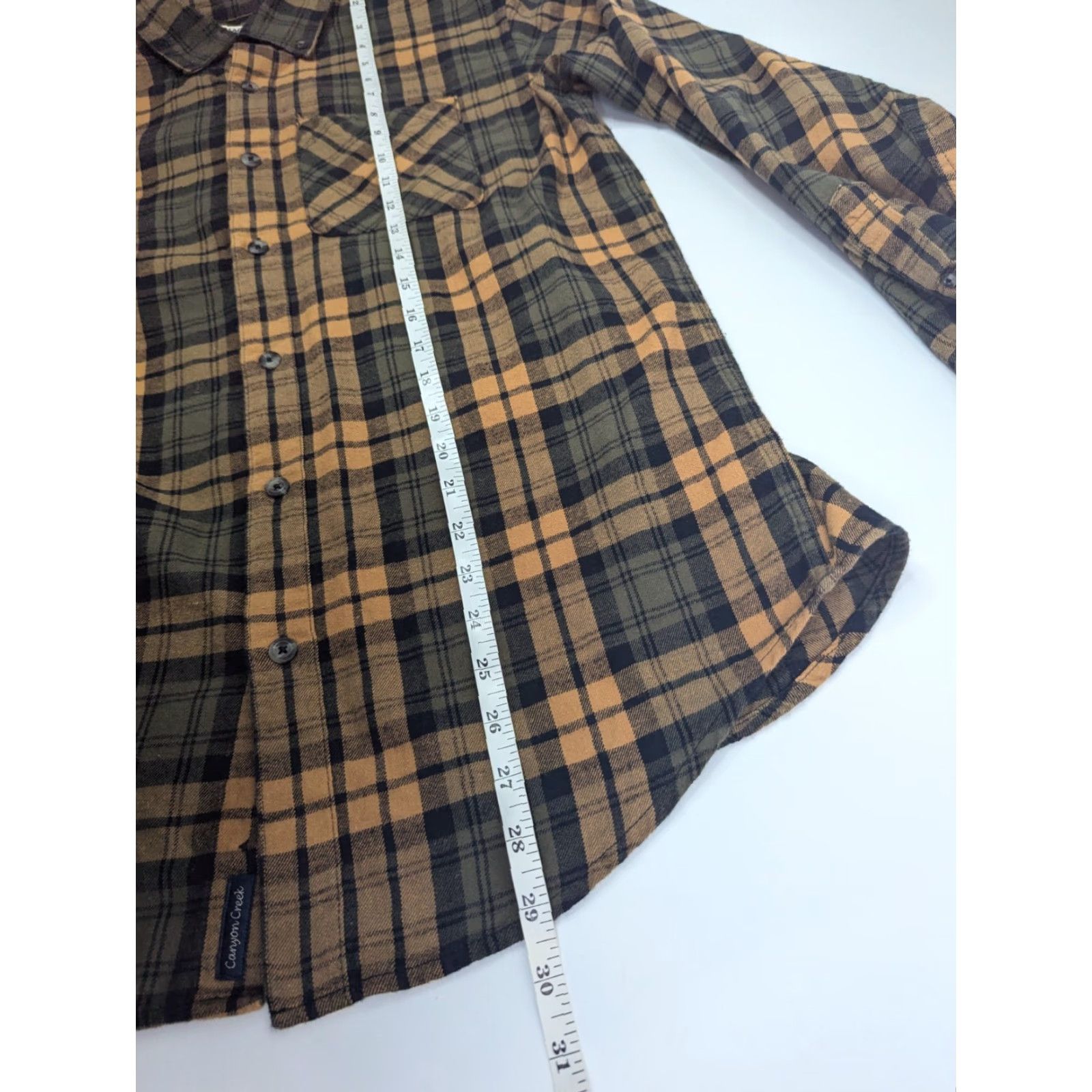 Vintage Magellan Outdoors Classic Fit Button Down Flannel Shirt Men's S Tapenade Plaid Size US S / EU 44-46 / 1 - 5 Thumbnail