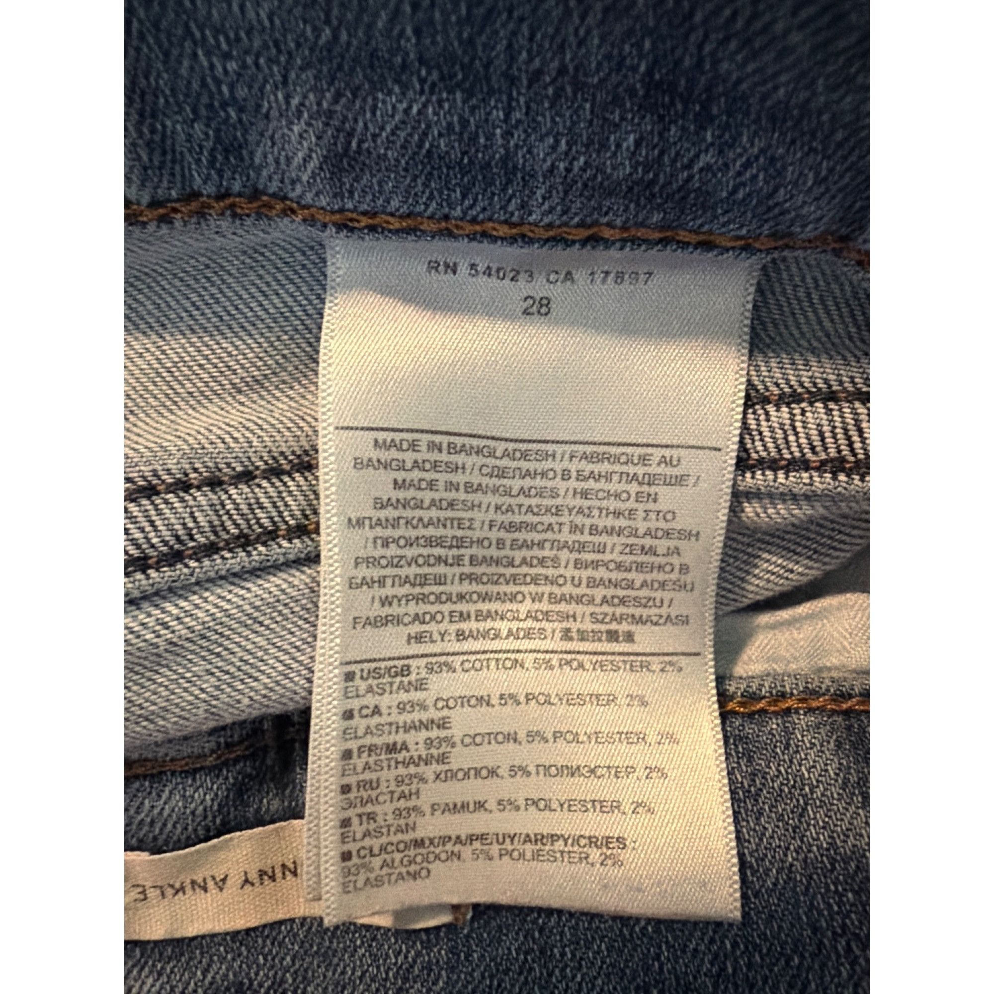 Banana Republic Banana Republic Premium Denim Skinny Ankle Jeans Destroyed H Size 28" / US 6 / IT 42 - 6 Thumbnail