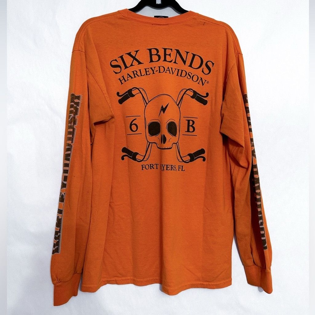 Harley Davidson Harley-Davidson Long Sleeve Tee Six Bends Florida Large Size US L / EU 52-54 / 3 - 4 Thumbnail