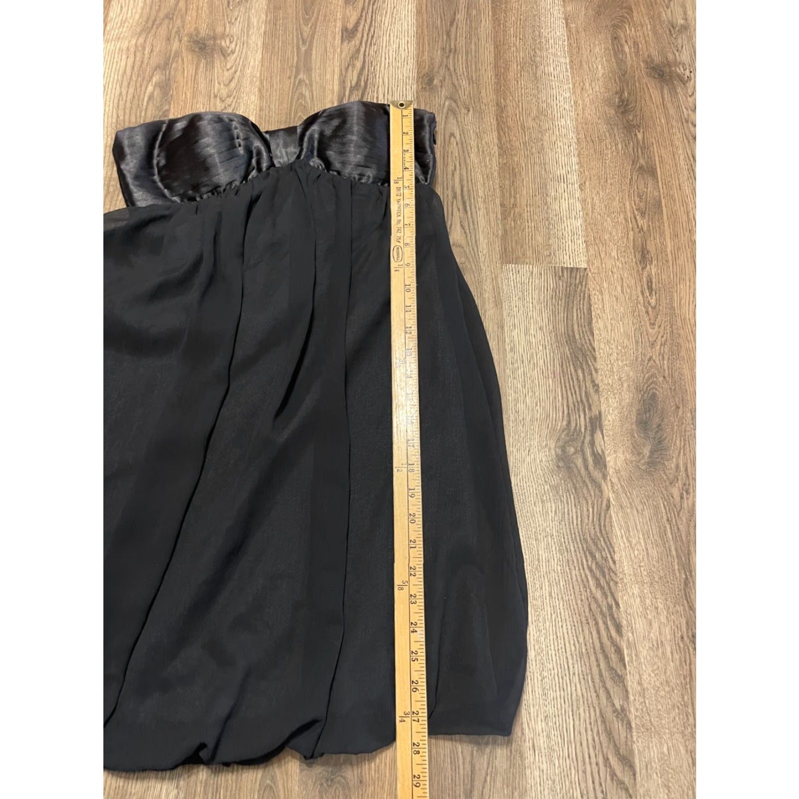 Vintage London Times Dress Women's Size 4 Black Strapless Sleeveless Pencil Dress Zip Side Zipper Casual Party/Cocktail Short Vintage No N/A Size S / US 4 / IT 40 - 4 Thumbnail