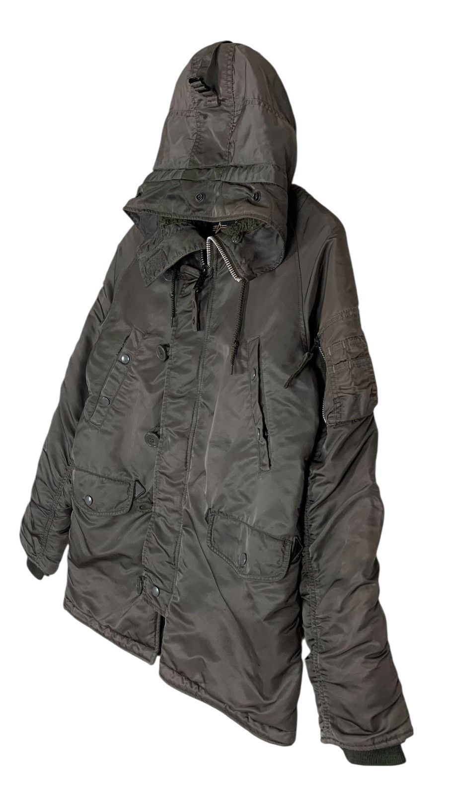 Alpha Industries Vintage Alpha Industries Military Streetwear Parkas Jacket Size US S / EU 44-46 / 1 - 3 Thumbnail