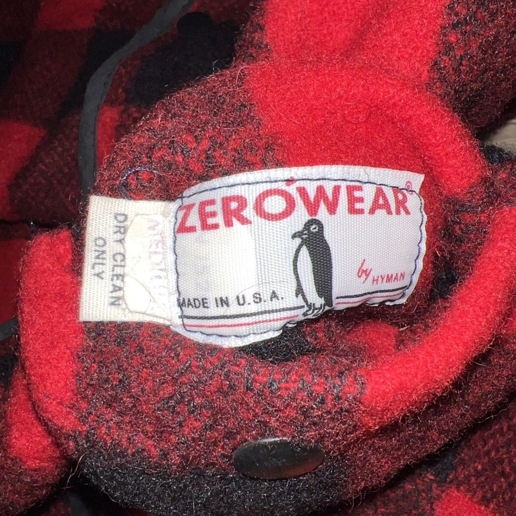 Vintage VINTAGE Zerowear Red Plaid Wool Vest Snap Button Men’s Size M Size US M / EU 48-50 / 2 - 5 Thumbnail