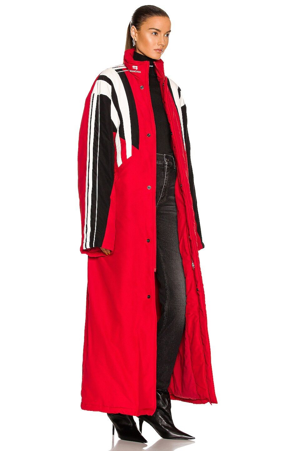 Balenciaga o1in1g1124 Dup / Sporty B Tracksuit Coat in Multicolor Size S / US 4 / IT 40 - 2 Thumbnail