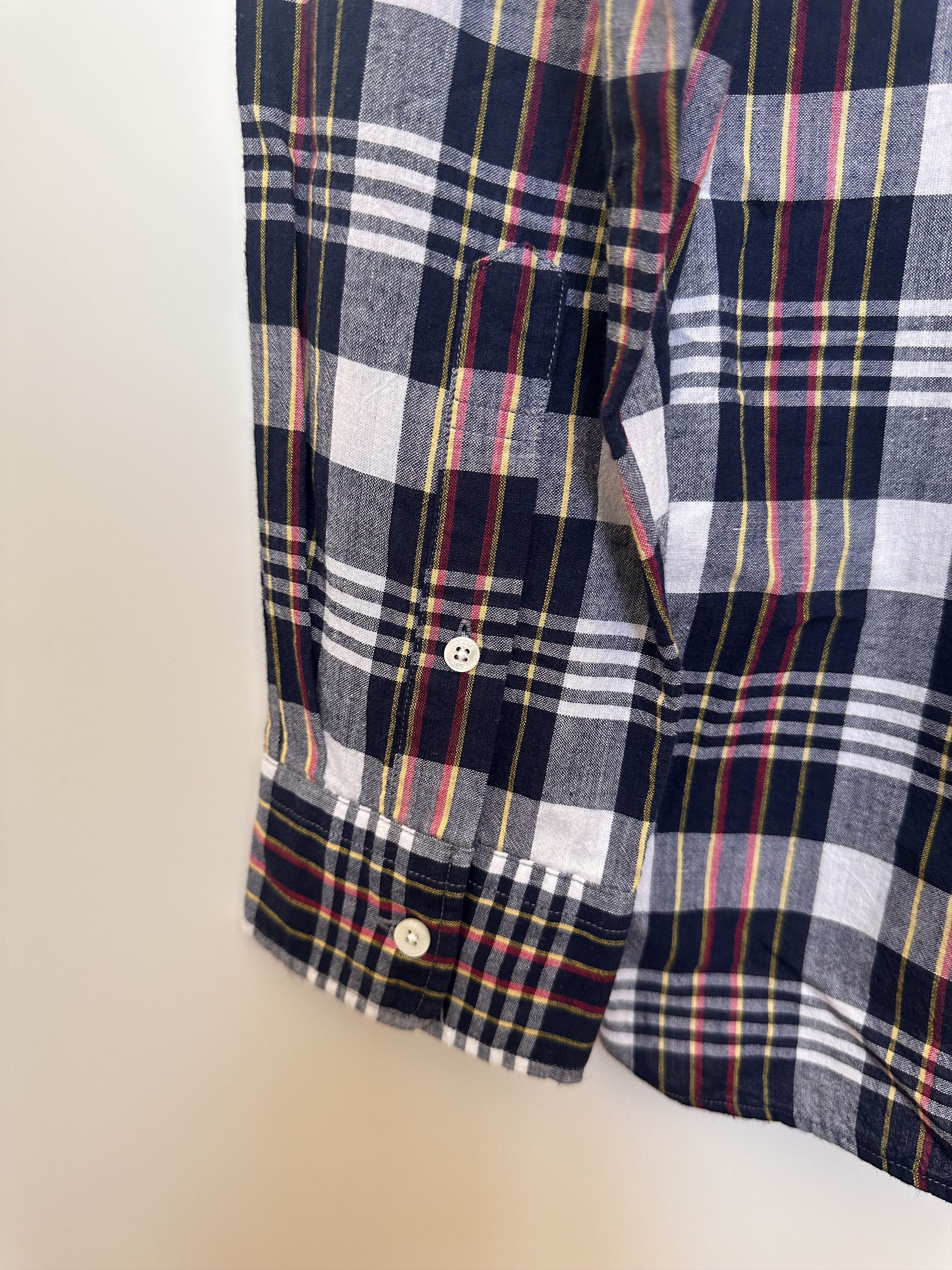 Beams Plus BEAMS Plus Madras Plaid Button-Down Shirt – India Fabric Size US L / EU 52-54 / 3 - 4 Thumbnail