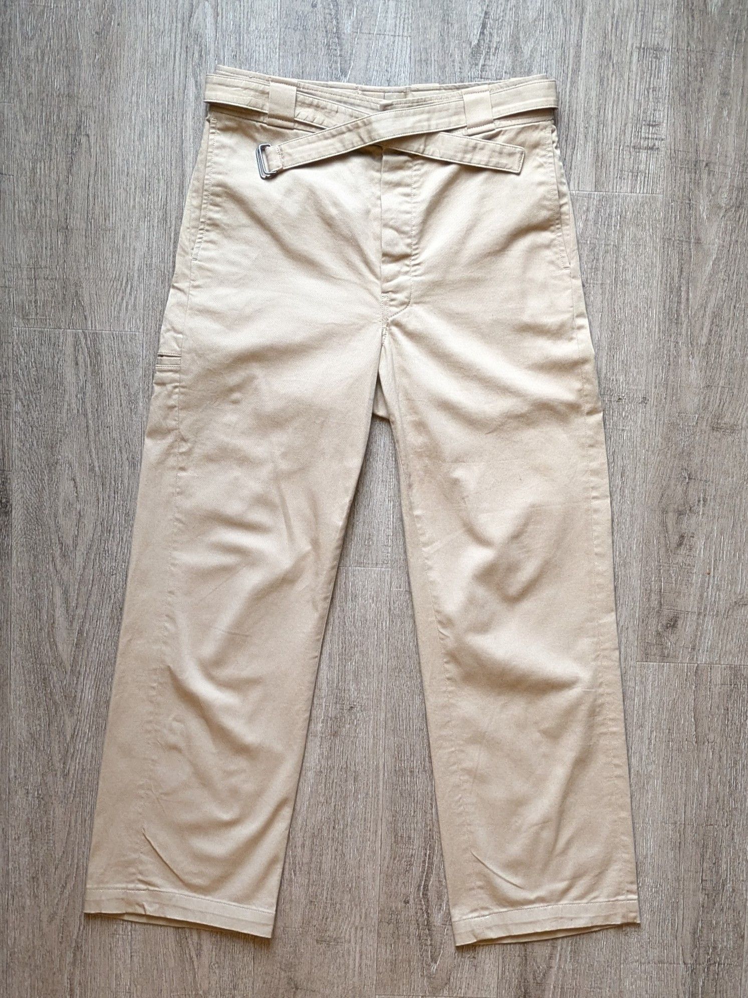 Khaki Belted Trousers