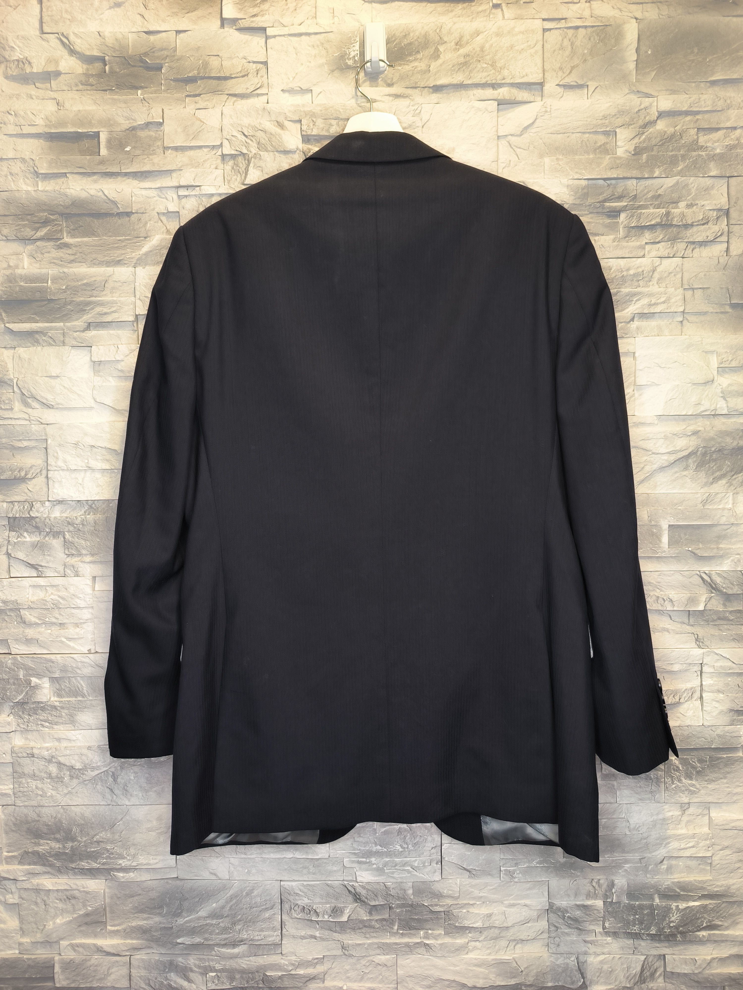 Aquascutum Aquascutum Suit Jacket Navy Logo Vintage Wool Size 42R - 4 Thumbnail