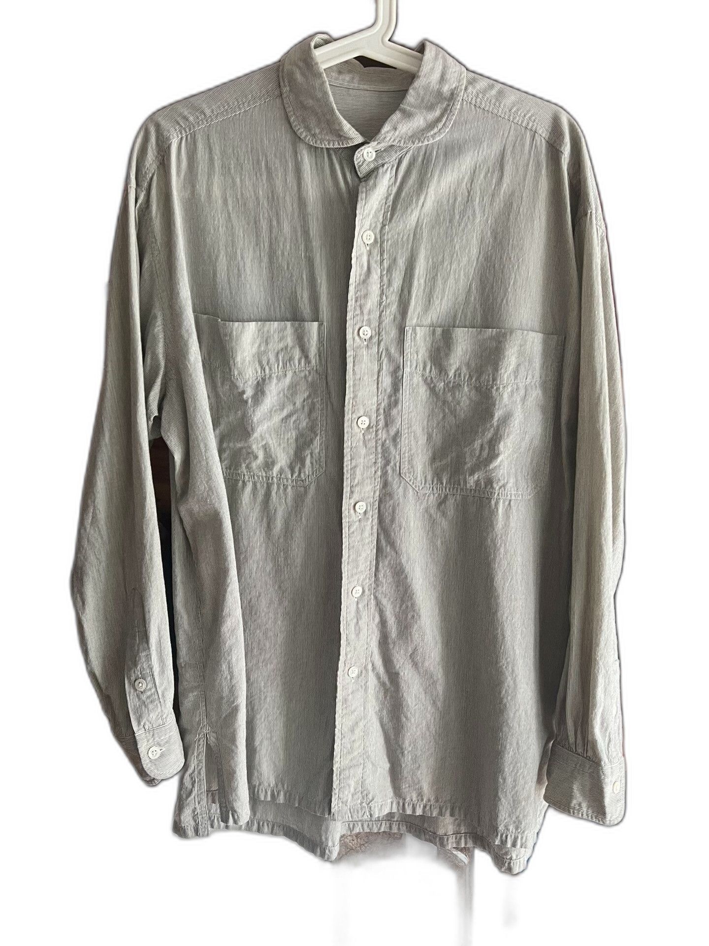 Porter Classic Porter Classic Wide Pocket Stripe Shirt Size US S / EU 44-46 / 1 - 1 Thumbnail