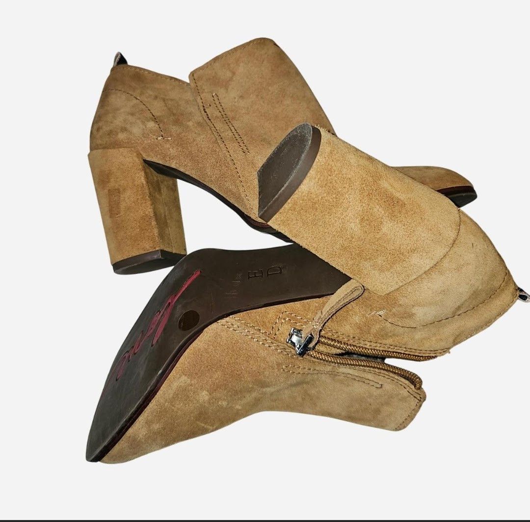 Other Ellen DeGeneres Tan suede ankle boots Size US 8.5 / IT 38.5 - 5 Thumbnail