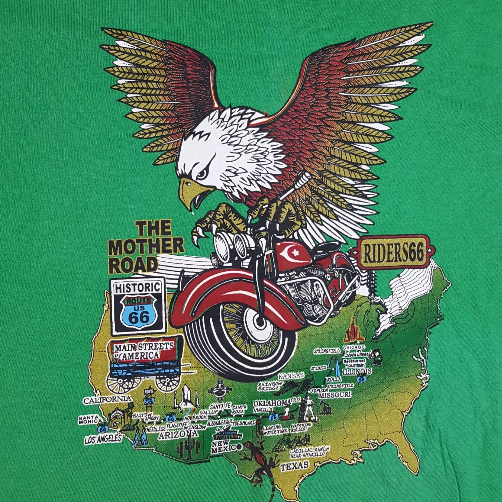 Volcom VINTAGE Volcom Men’s T-Shirt XL Green Eagle Motorcycle Biker 90s 00s Skate Surf Streetwear Size US XL / EU 56 / 4 - 3 Thumbnail