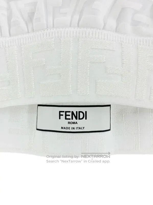 Fendi Fendi Women's White Nylon Crop Top . Size S / US 4 / IT 40 - 2 Thumbnail