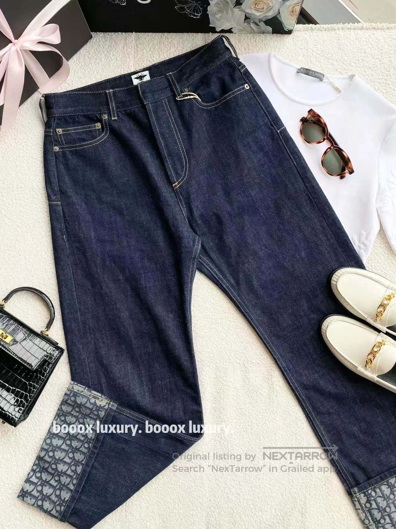Dior Dior Old flower jeans inside| Size 24" / US 00 / IT 34 - 1 Thumbnail