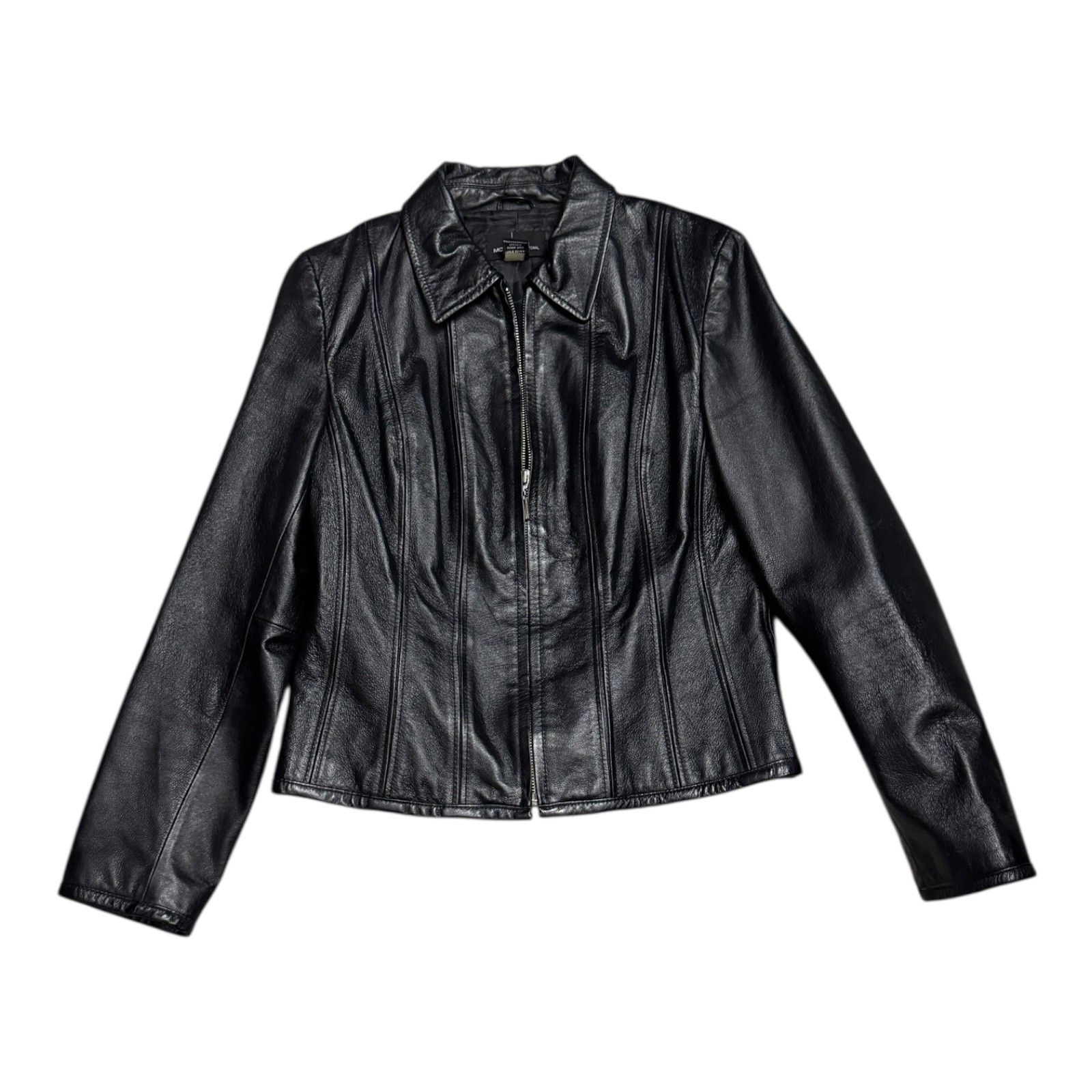 Pelle Moda MODA Genuine Leather Vintage Y2K Leather Jacket Medium Size M / US 6-8 / IT 42-44 - 1 Thumbnail