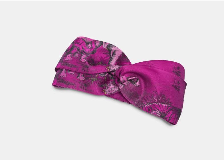 Dior o1w1db10425 34JOU15 Size: OS / Silk Band in Multicolor Size ONE SIZE - 1 Thumbnail