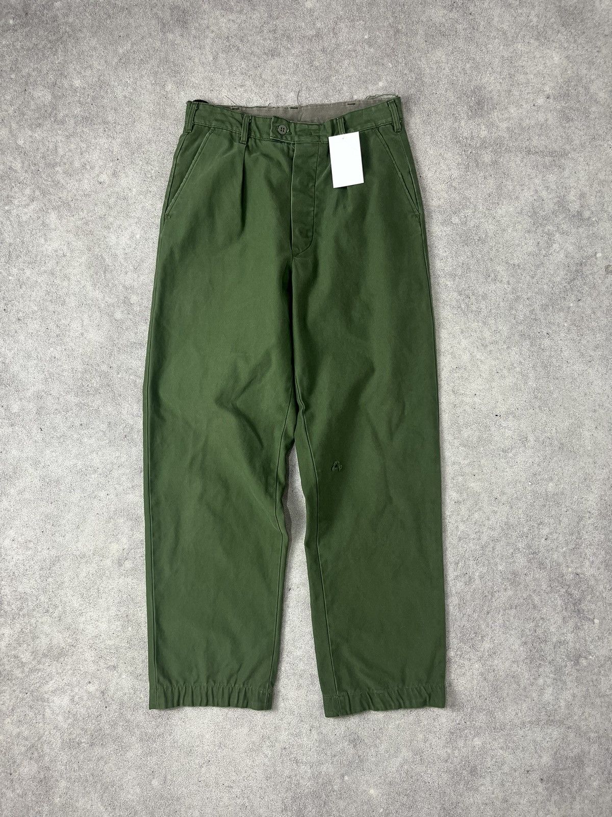 Japanese Brand × Vintage C44 swedish military trouser pants Size US 29 - 1 Thumbnail