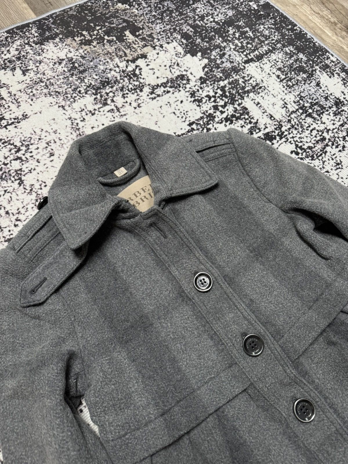 Burberry Burberry Full pattern wool Coat grey XS Size US XS / EU 42 / 0 - 3 Thumbnail