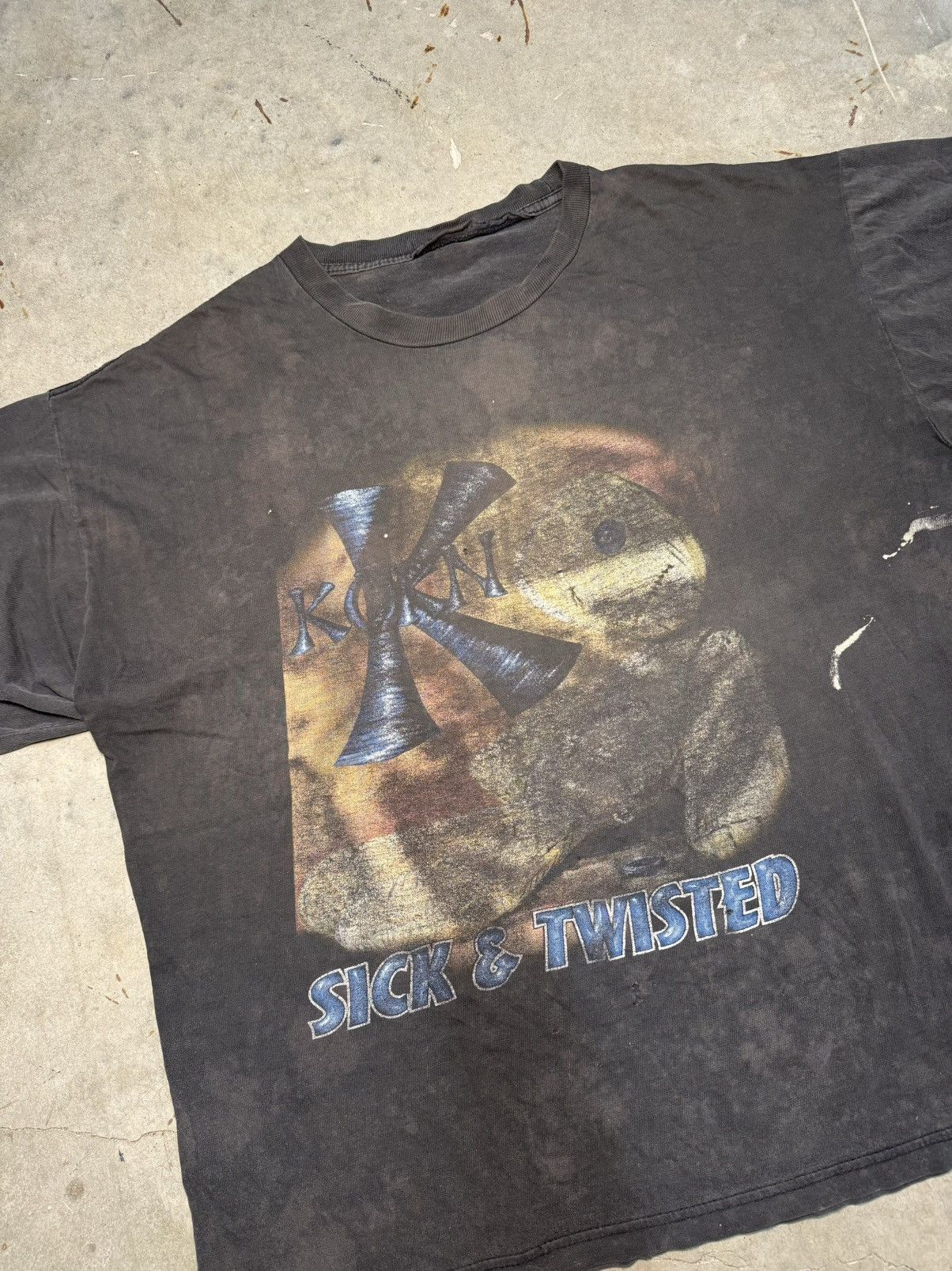 Band Tees Smoked 2000 Korn Sick and Twisted Parking Lot Boot Grail Size US XL / EU 56 / 4 - 3 Thumbnail
