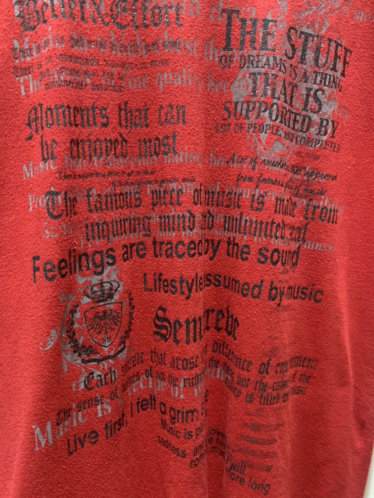 Japanese Brand Japanese Brand Poem If Six was Nine Style Short Sleeve Size US XL / EU 56 / 4 - 8 Thumbnail