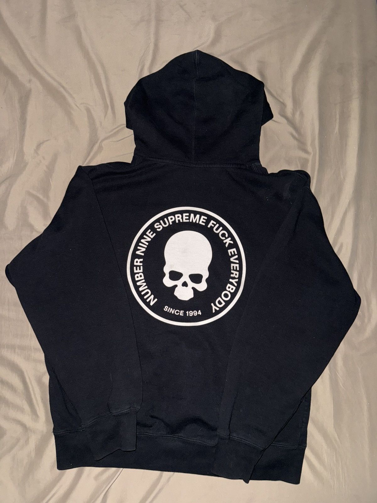 Number (N)ine × Supreme Supreme Number Nine Hoodie Black Size US L / EU 52-54 / 3 - 1 Thumbnail