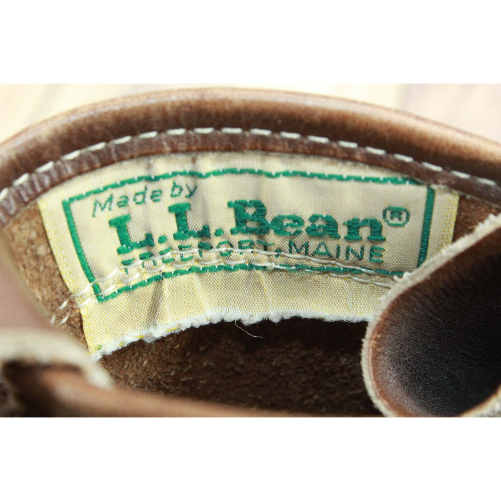 Leather Vintage LL Bean Women's Leather Unlined Hunting Duck Boots Size US 7 / IT 37 - 8 Thumbnail