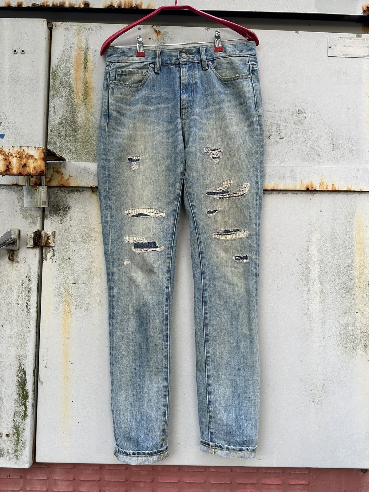 MOUSSY 👹Moussy By Azul Distressed Skinny Jeans Size US 31 - 1 Thumbnail