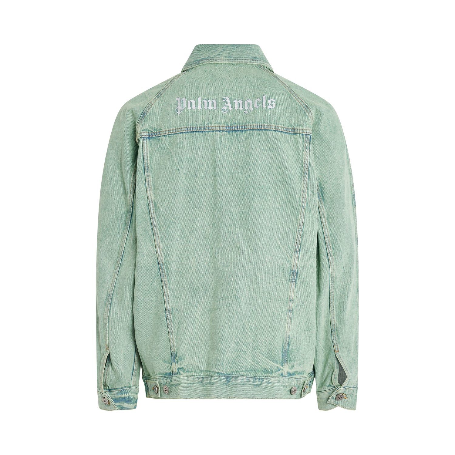 Palm Angels o1mris0824 Denim Jacket in Denim Size US S / EU 44-46 / 1 - 4 Thumbnail
