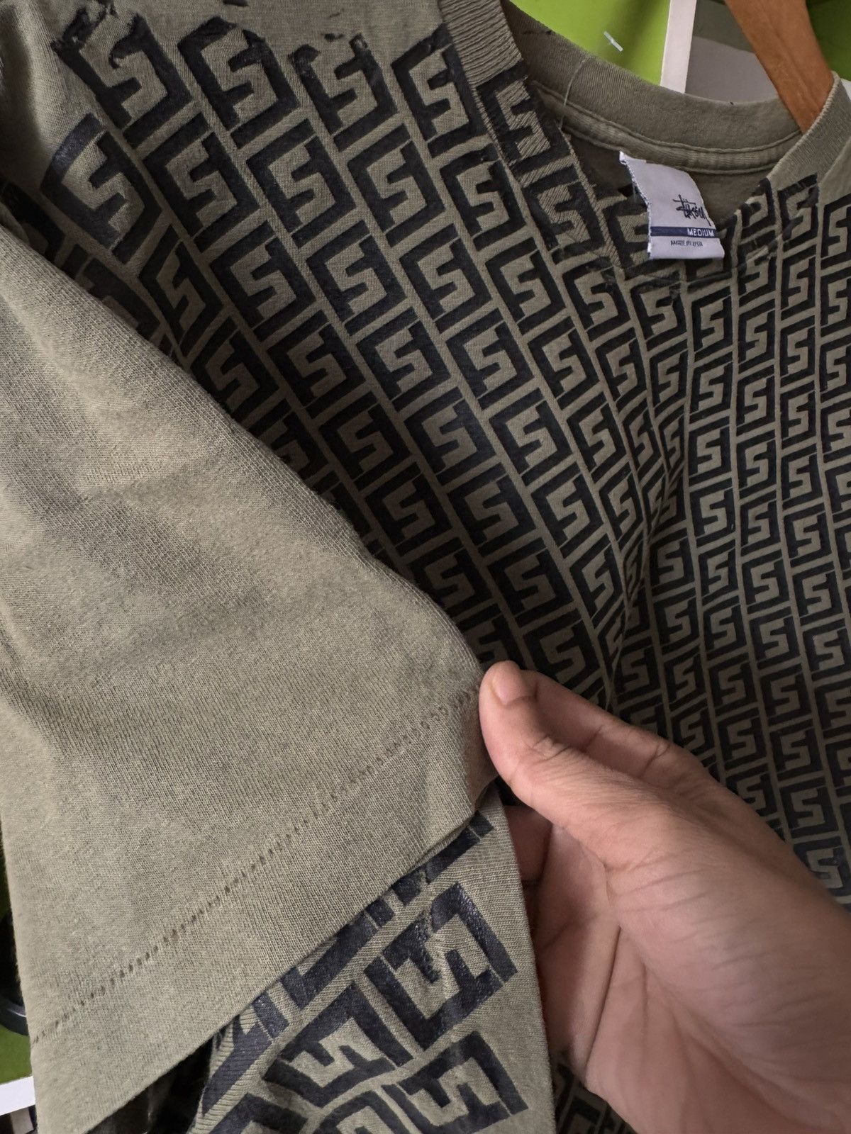 If Six Was Nine × Stussy × Vintage VINTAGE ARCHIVE STUSSY RIP OFF FENDI MONOGRAM MEGAPRINT🔥 Size US M / EU 48-50 / 2 - 8 Thumbnail