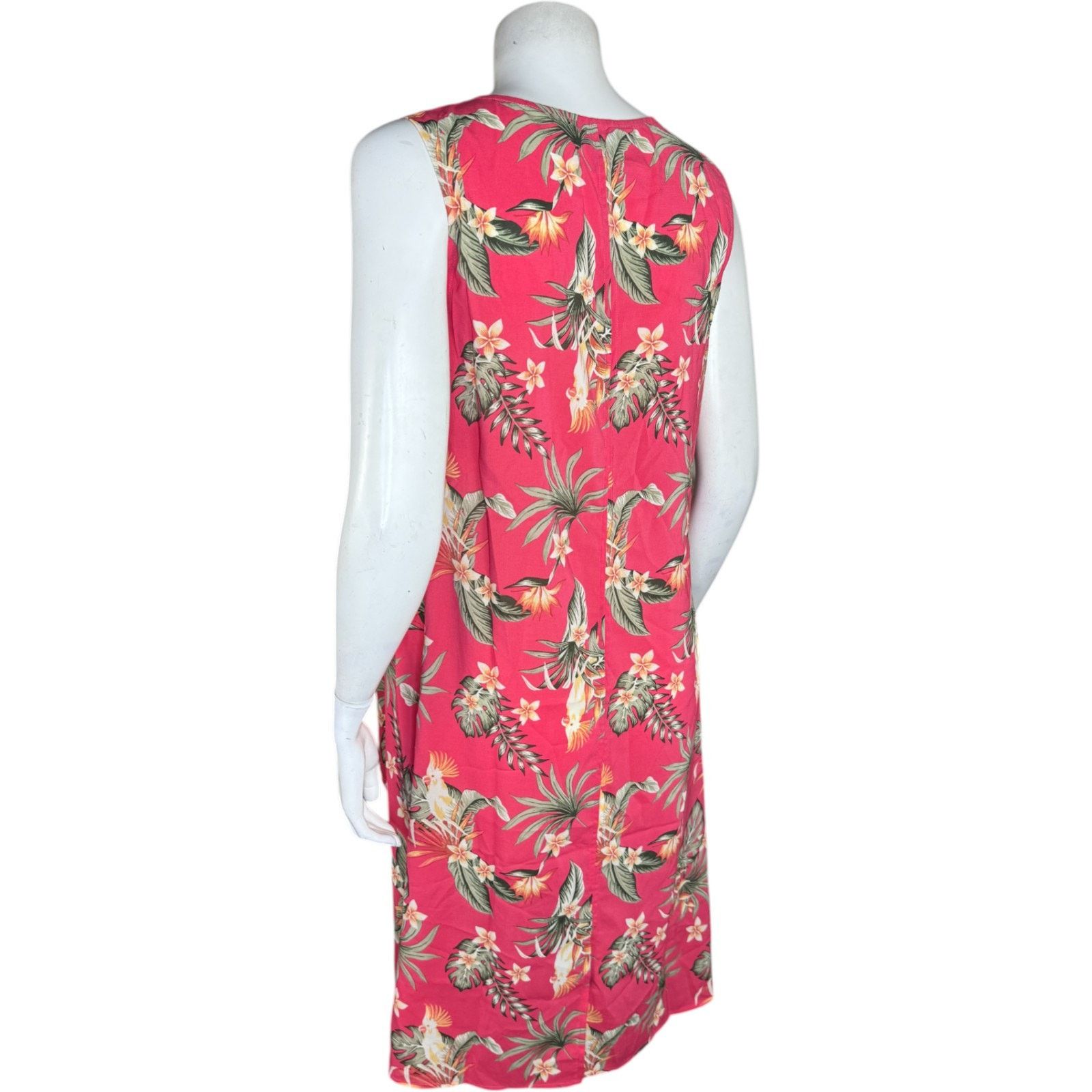 Other G by Giuliana Pink Parrot Hi-Low Tank Dress XSP Tropical Size XS / US 0-2 / IT 36-38 - 7 Thumbnail