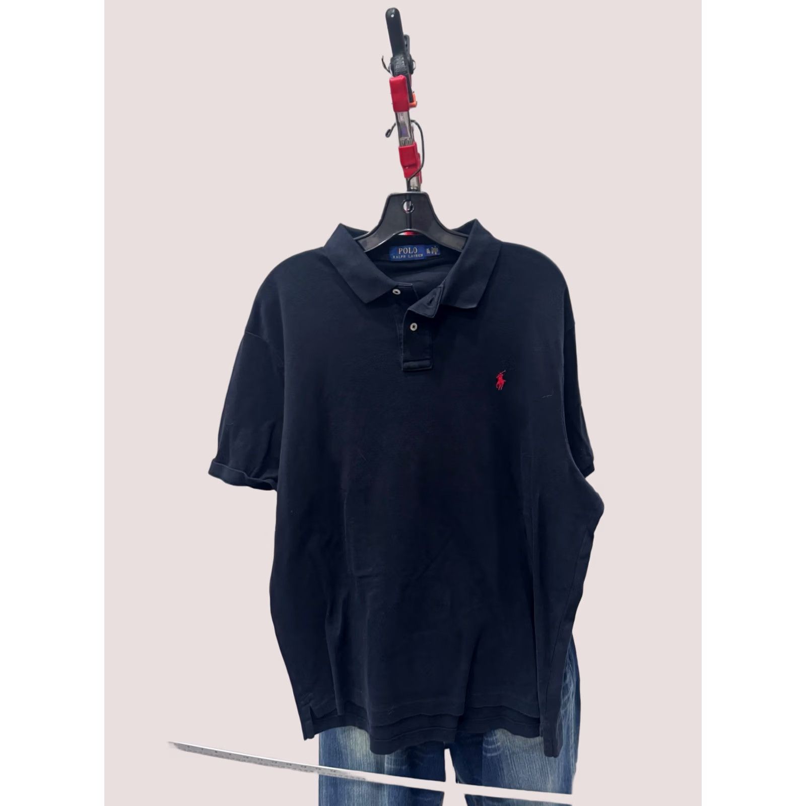 Polo Ralph Lauren Polo Ralph Lauren POLO SHIRT XL Charcoal Black Red Pony Multicolor Men Long Sleeve Shirt Size US XL / EU 56 / 4 - 1 Thumbnail