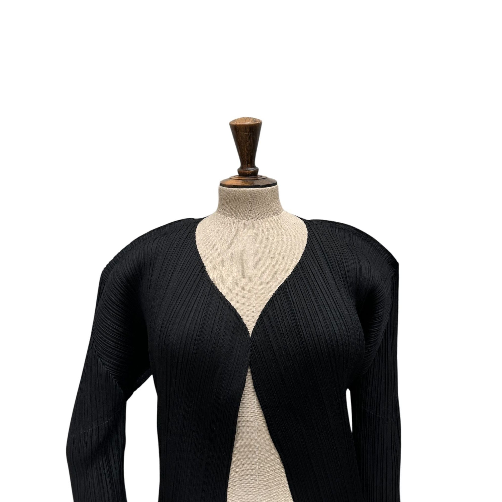 Issey Miyake Pleats Please Black Jacket Size M / US 6-8 / IT 42-44 - 2 Thumbnail