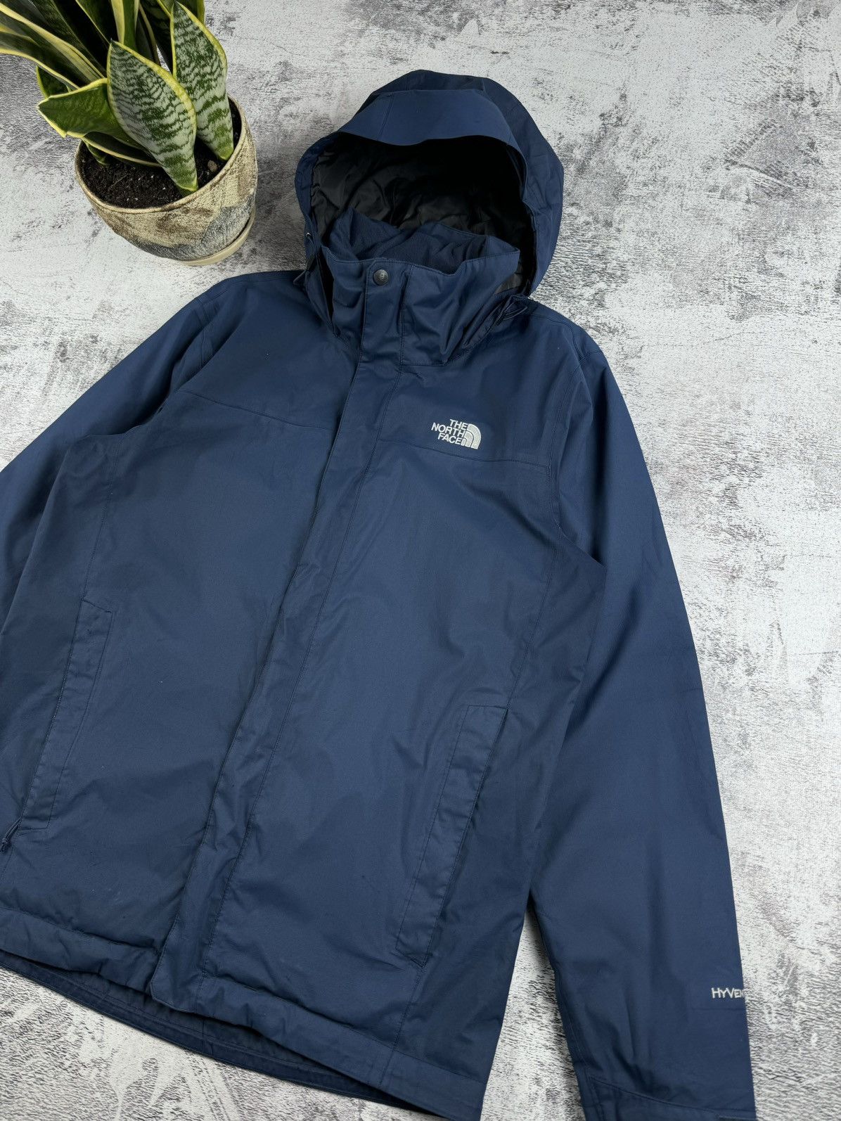 The North Face The North Face HyVent TNF Blue Light Jacket Winderbreaker Size US M / EU 48-50 / 2 - 3 Thumbnail