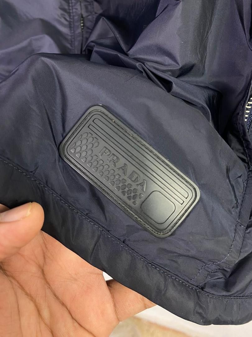 Prada Prada Nylon Funnel Neck Bomber Jacket Size US M / EU 48-50 / 2 - 6 Thumbnail
