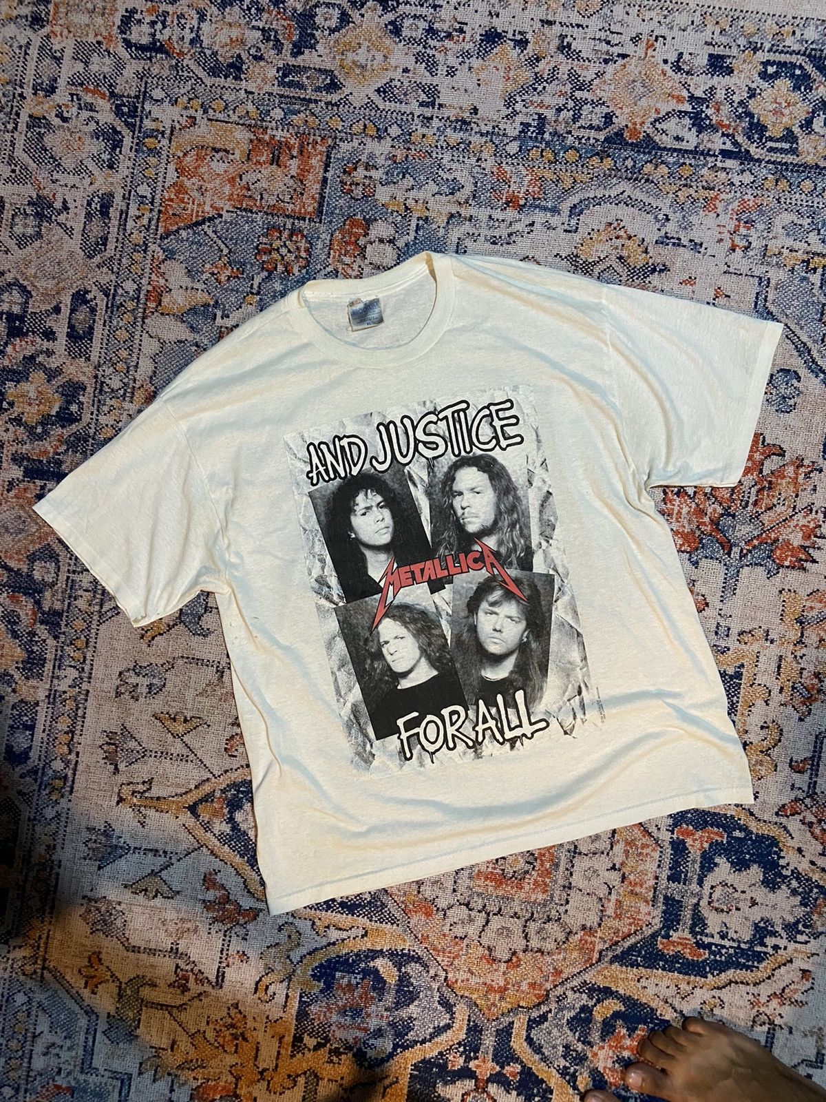 Band Tees × Brockum × Metallica 1988 Thsirt Metallica “And Justice For All” 80s tee Size US XL / EU 56 / 4 - 1 Thumbnail