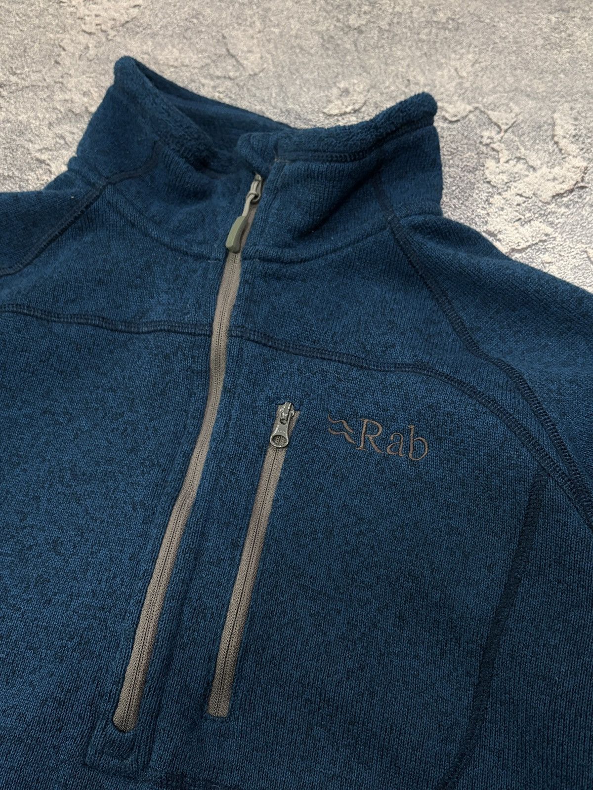 Rab Rab Quest Pull-On Half Zip Fleece Midlayer Blue Men's M Size US M / EU 48-50 / 2 - 7 Thumbnail