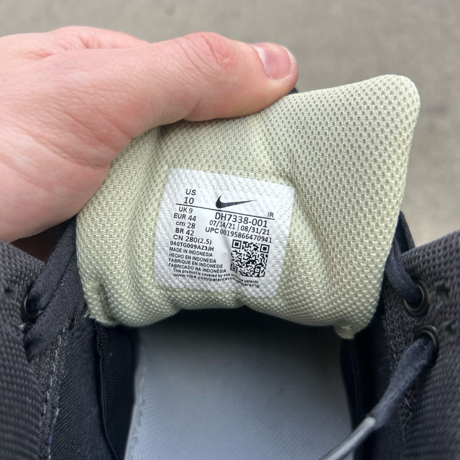 Nike Size 10 - Nike Air Trainer 1 Utility Dark Smoke Grey Size US 10 / EU 43 - 5 Thumbnail