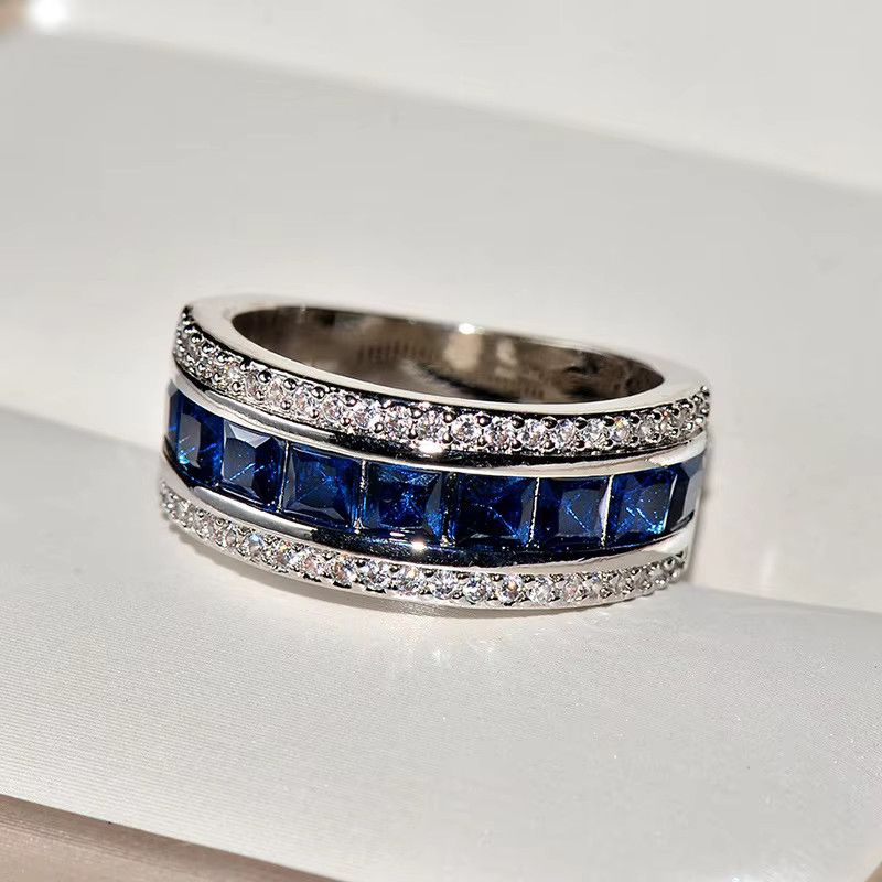 Jewelry Creative Inlaid Zircon Ring Size ONE SIZE - 3 Thumbnail