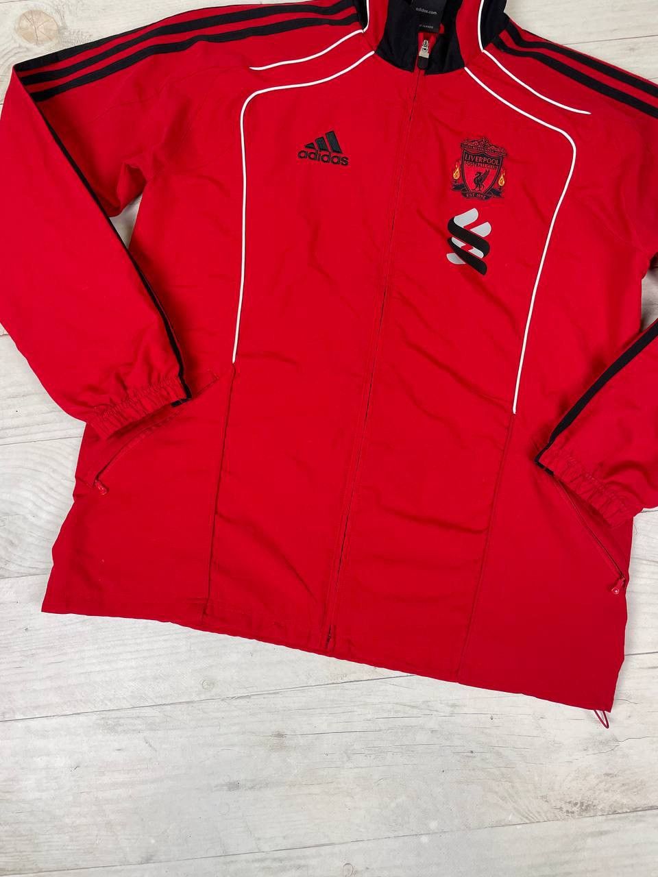 Adidas Adidas Liverpool 2010 2011 Training Track Top Soccer Jacket Size US M / EU 48-50 / 2 - 3 Thumbnail