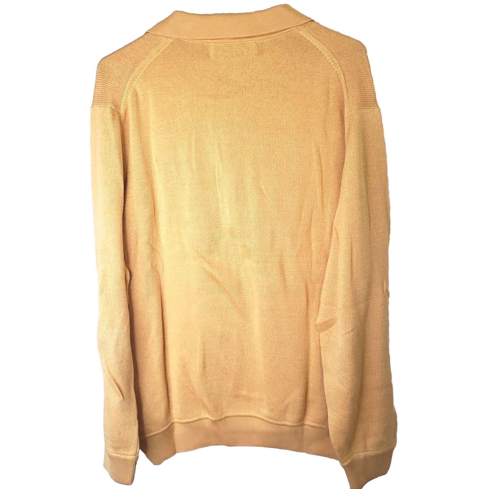 Vintage VINTAGE Fairway & Greene Pima Cotton Sweater Shirt L Men Yellow Collared US Flags Civil War Era Pullover Knit Lightweight Regular Ed. Size US L / EU 52-54 / 3 - 6 Thumbnail