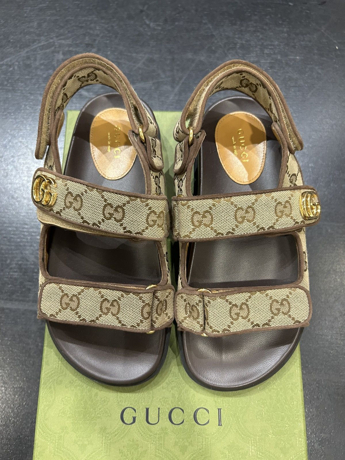 Gucci Gucci Monogram Sandals Size US 6 / IT 36 - 4 Thumbnail