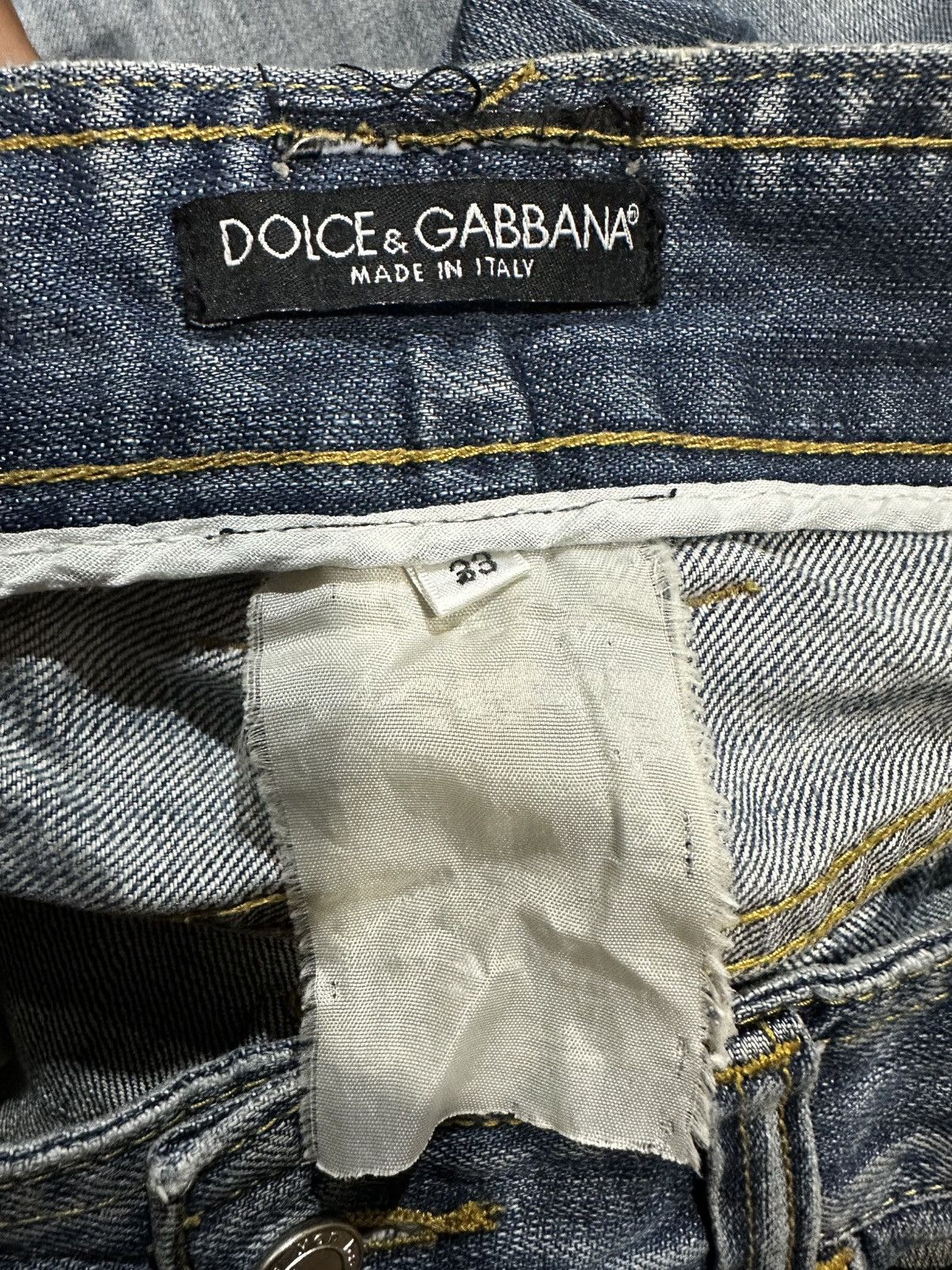 Dolce & Gabbana Trashed Dolce Gabbana jeans Size US 31 - 8 Thumbnail
