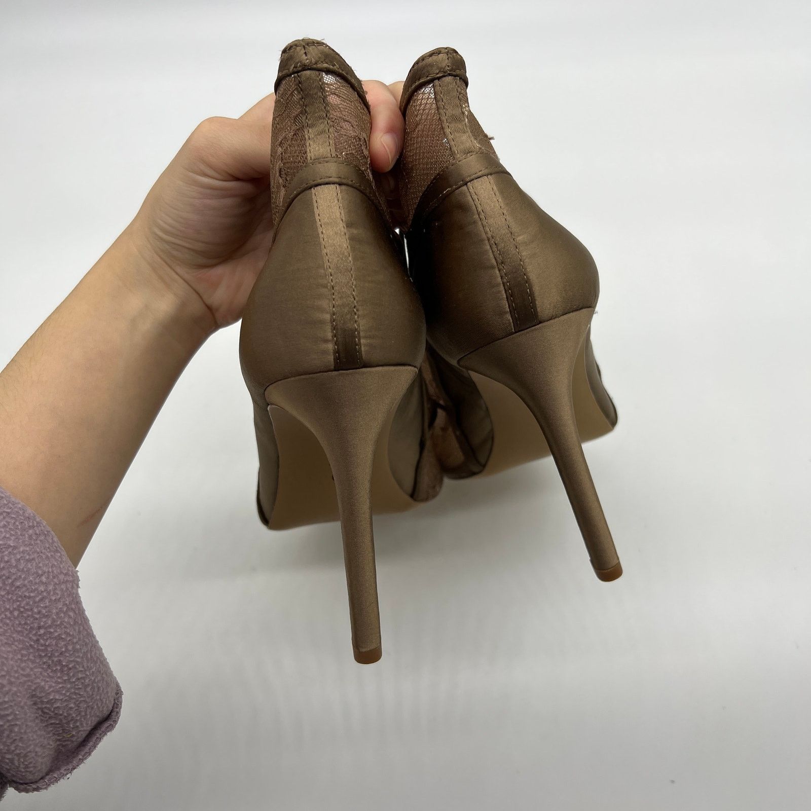 Other G.I.L.I. Peep Toe Heel Size 9 M Elastic Front Booties Size US 9 / IT 39 - 10 Thumbnail