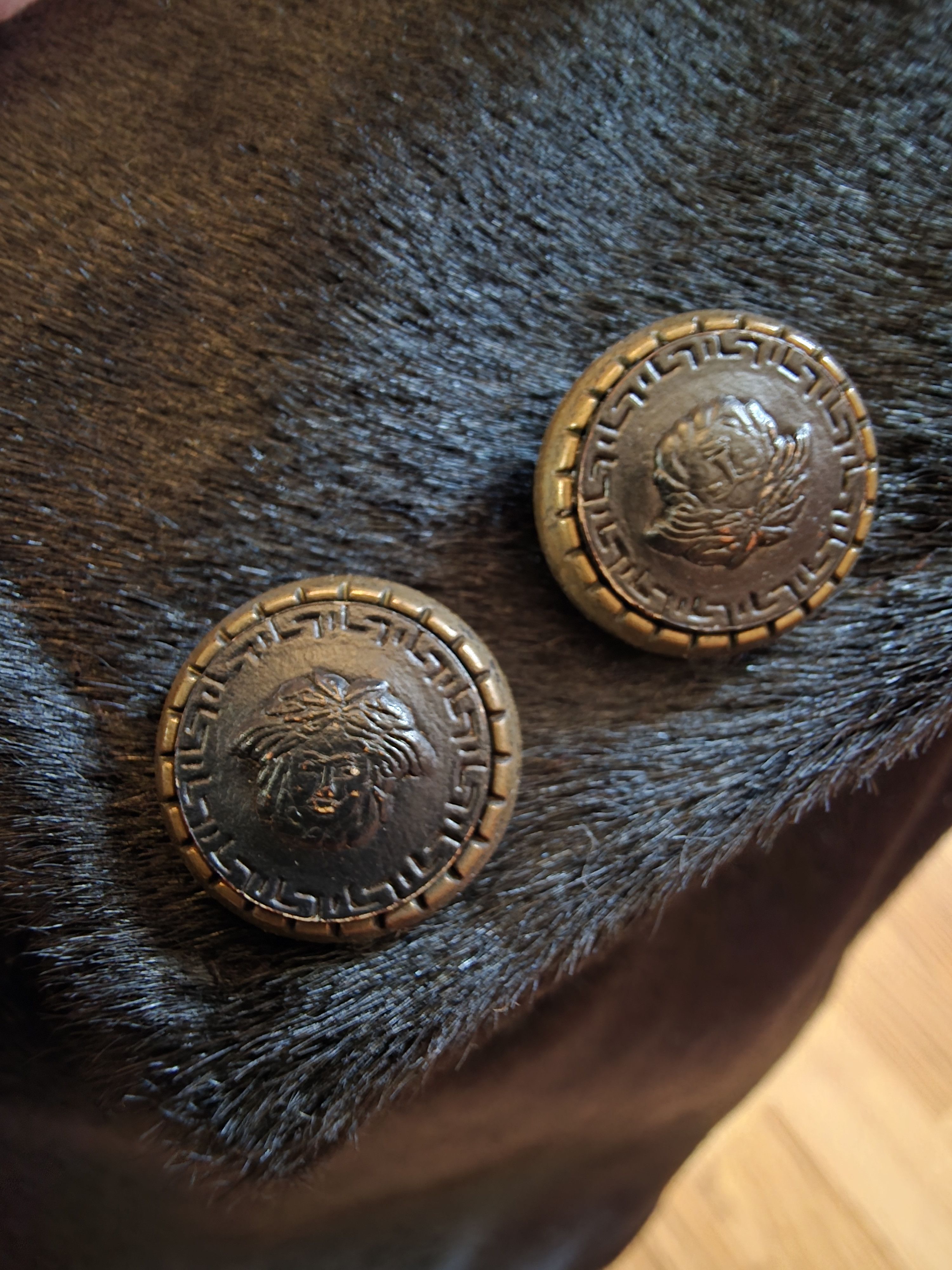 Other Gianni Versace vintage leather blazer Size 52L - 8 Thumbnail