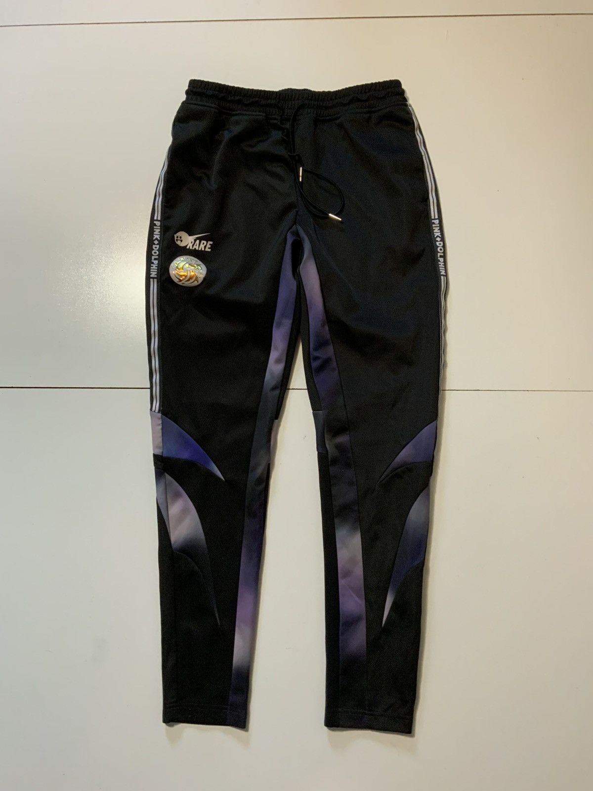 Pink Dolphin Pink + Dolphin Fly Legends Rare Northern Lights Track Pants Size US 32 / EU 48 - 1 Thumbnail