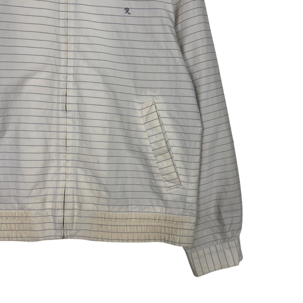 Raf Simons Rare Raf Simons SS07 Stripes Single R Bomber Jacket Size US S / EU 44-46 / 1 - 4 Thumbnail