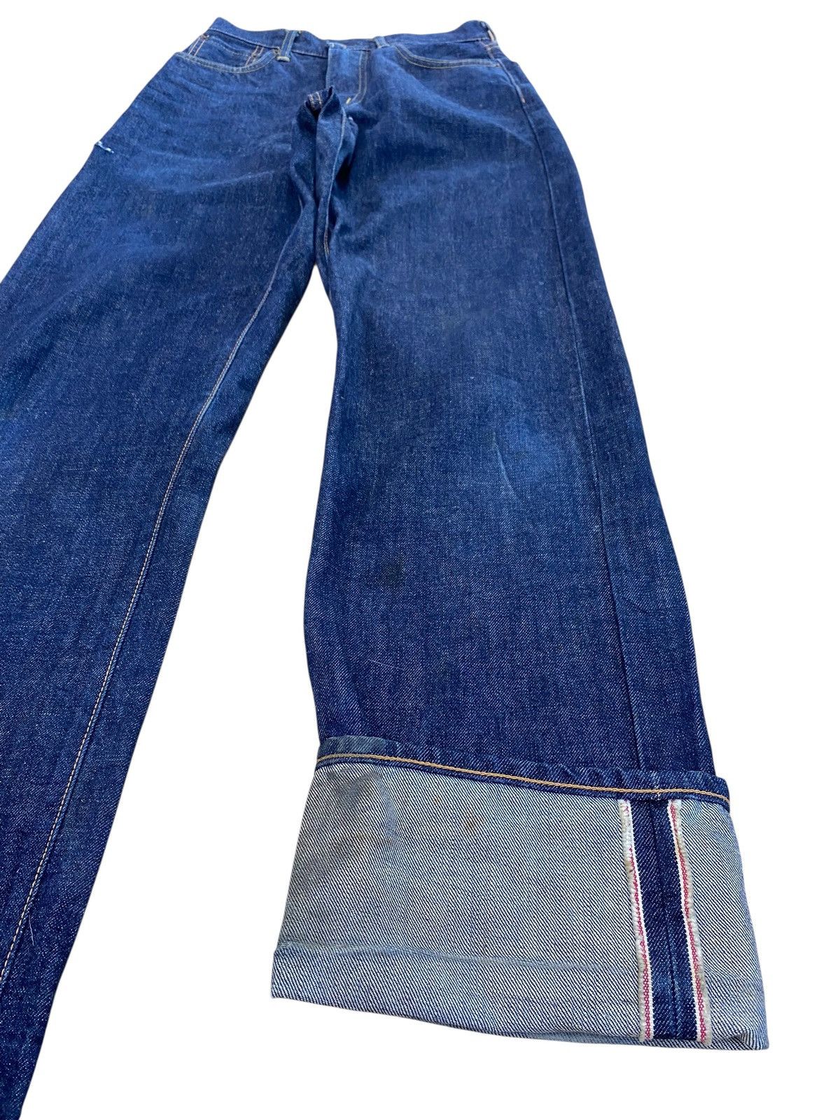 Edwin Vintage Edwin Selvedge Blue Wash Style Loose Jeans Size US 26 / EU 42 - 6 Thumbnail