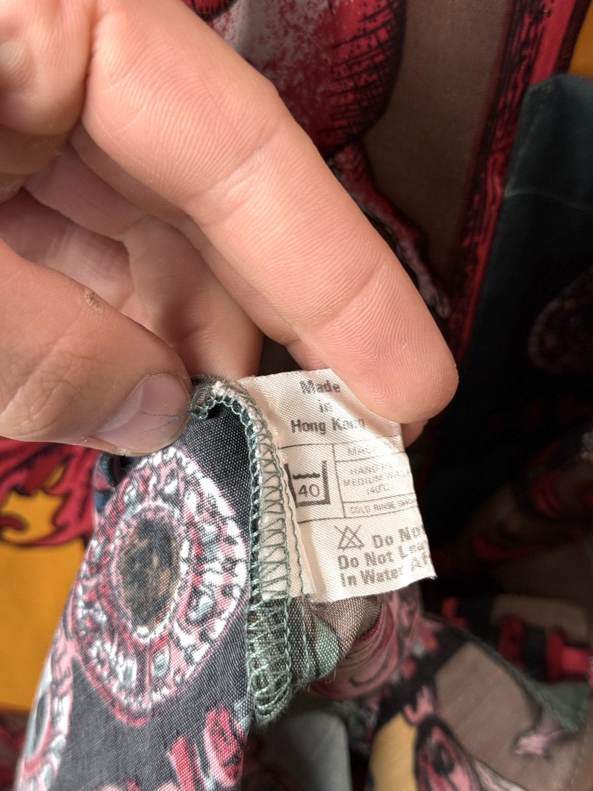 Vintage 90’s Vintage Afters Shirt Company Versace Medusa Style Shirt Size US XL / EU 56 / 4 - 11 Thumbnail