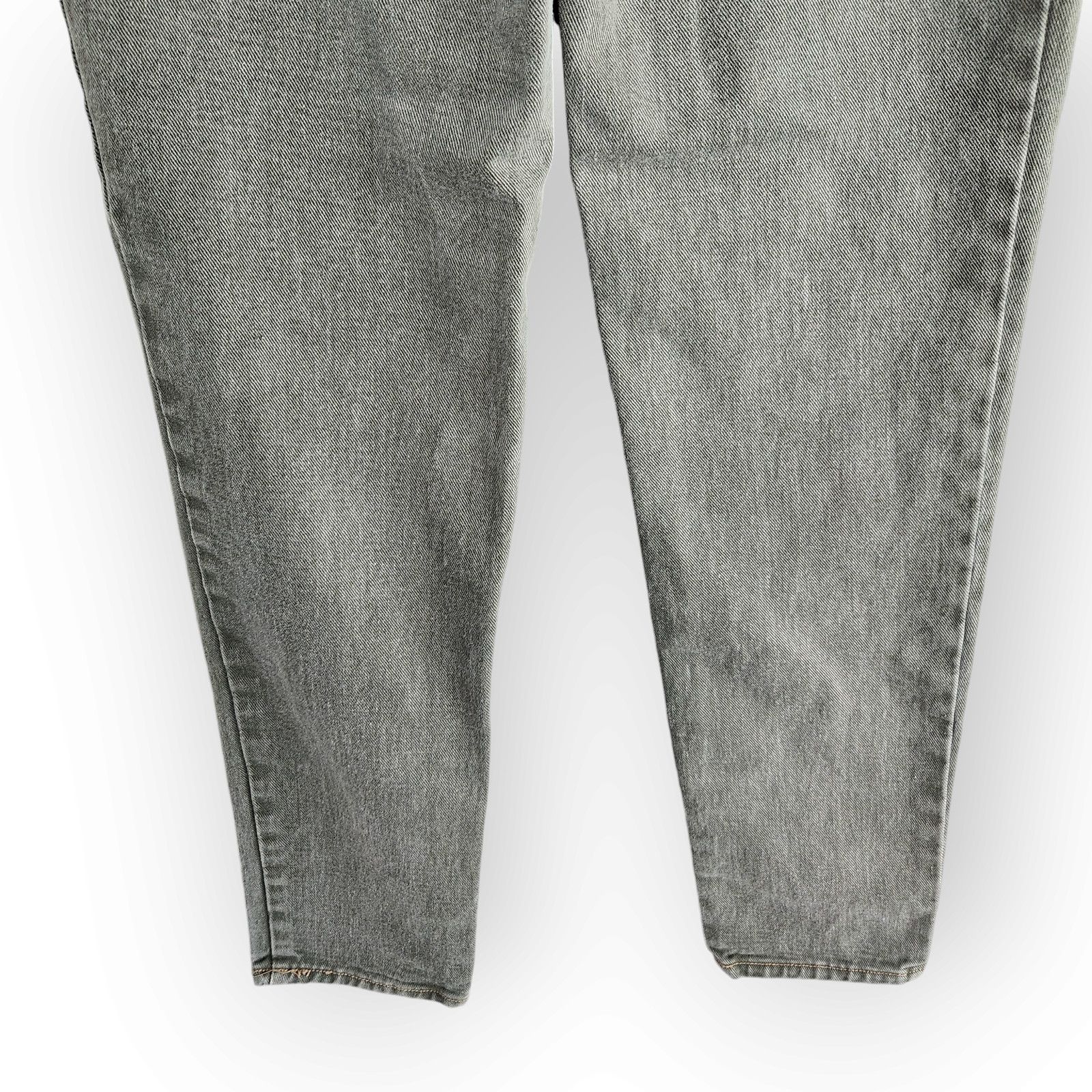 Vintage Vintage 80s Bongo High Waisted Army Green Taper Leg Jeans 27 Size 26" / US 2 / IT 38 - 9 Thumbnail